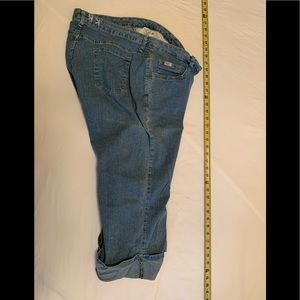 Jeans Rider capris style roll up legs size 20W